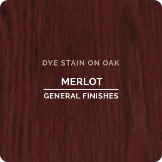 General Finishes Water Based Dye Stain - Merlot (ON OAK)
