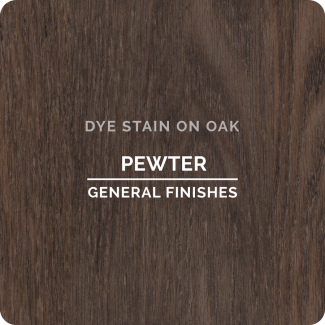 General Finishes Water Based Dye Stain - Pewter (ON OAK)