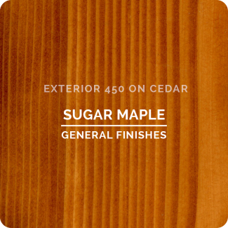 General Finishes Exterior 450 Water Based Wood Stain - Sugar Maple (ON CEDAR)