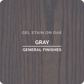 General Finishes Oil Based Gel Stain - Gray (ON OAK)