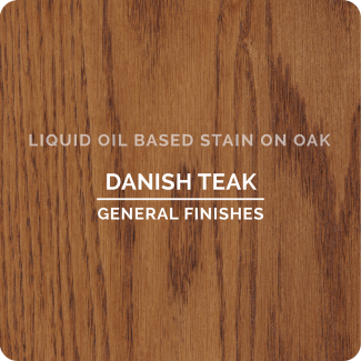 General Finishes Oil Based Liquid Wood Stain - Danish Teak (ON OAK)