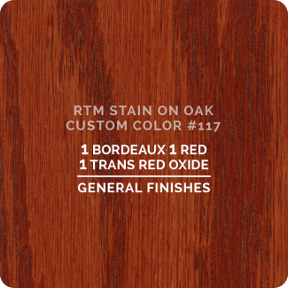 General Finishes RTM Wood Stain Custom Color Color - #117 (ON OAK)
