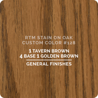 General Finishes RTM Wood Stain Custom Color Color - #128 (ON OAK)