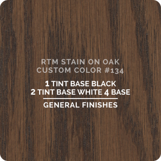 General Finishes RTM Wood Stain Custom Color Color - #134 (ON OAK)