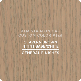 General Finishes RTM Wood Stain Custom Color Color - #145 (ON OAK)