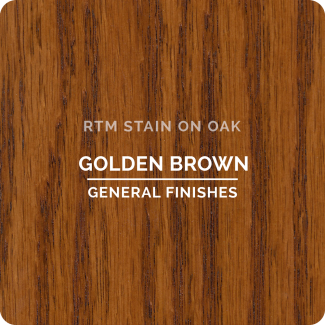 General Finishes RTM Wood Stain Stock Color - Golden Brown (ON OAK)
