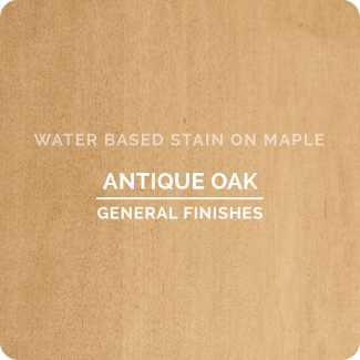 General Finishes Water Based Wood Stain - Antique Oak (ON MAPLE)