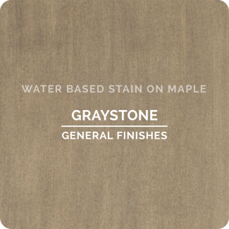 General Finishes Water Based Wood Stain - Graystone (ON MAPLE)