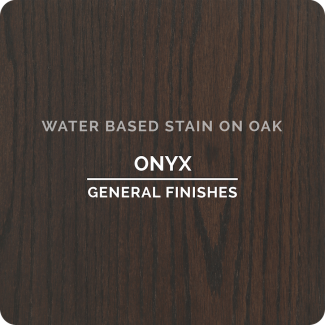 General Finishes Water Based Wood Stain - Onyx (ON OAK)