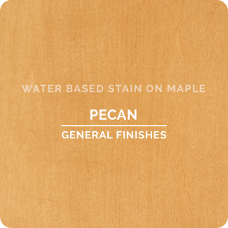 General Finishes Water Based Wood Stain - Pecan (ON MAPLE)