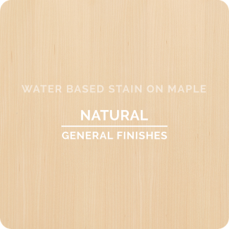 General Finishes Water Based Wood Stain - Natural (ON MAPLE)