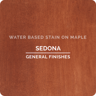 General Finishes Water Based Wood Stain - Sedona (ON MAPLE)