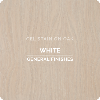 General Finishes Oil Based Gel Stain - White (ON OAK)