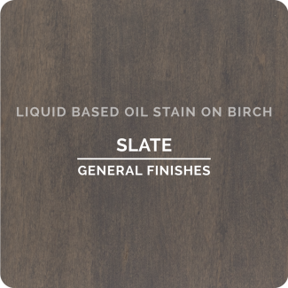 General Finishes Oil Based Liquid Wood Stain - Slate (ON BIRCH)