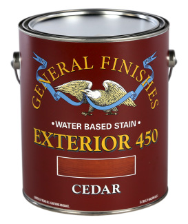 General Finishes Cedar Water Based Wood Stain Exterior 450, Gallon