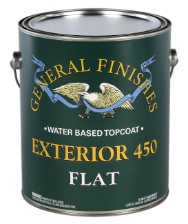 General Finishes Satin Water Based Topcoat Exterior 450, Gallon