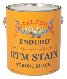 General Finishes Strong Black Enduro Ready to Match RTM Water Based Stain, Gallon