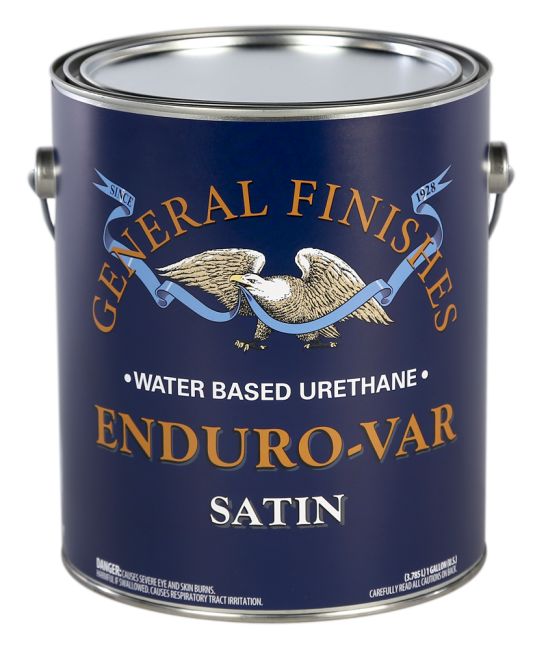 General Finishes Water Based Topcoat Enduro-Var Urethane Topcoat, Gallon