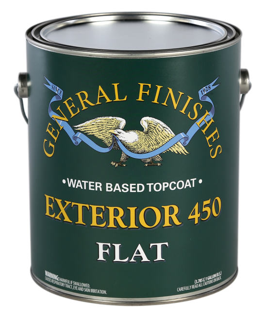 General Finishes Satin Water Based Topcoat Exterior 450, Gallon