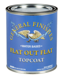 General Finishes Water Based Topcoat Flat Out Flat, Quart