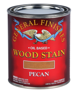 General Finishes Liquid Oil Based Wood Stain, Pecan, Quart